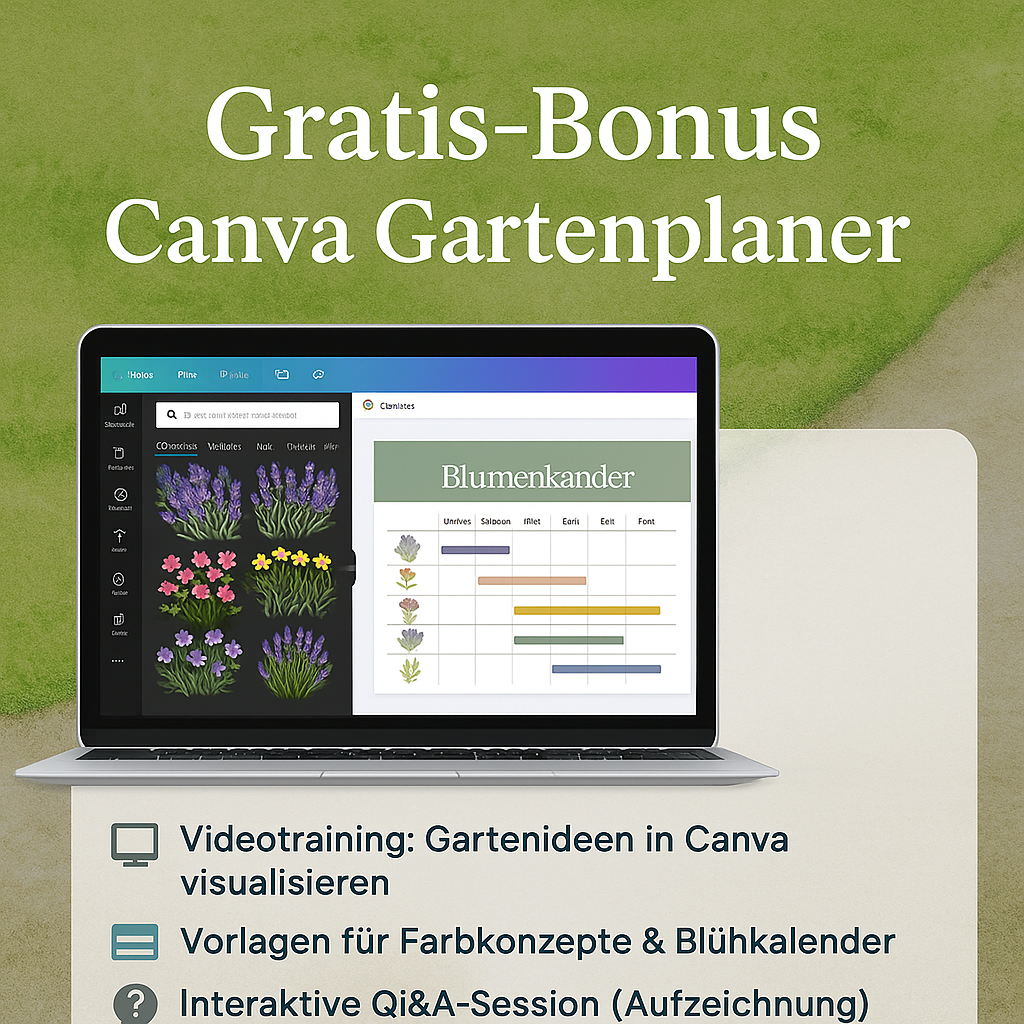 Dein mediterraner Pflanzplan (inkl. Canva Gartenplaner Bonus!)