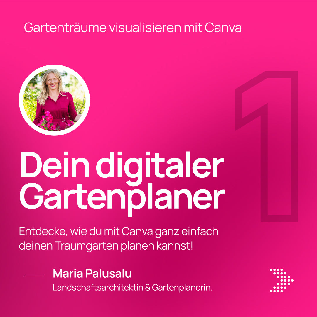 Gartengestaltung in Canva
